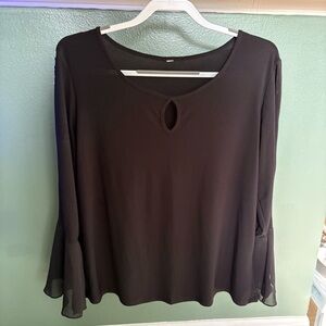 Elegant Black Women's Top
